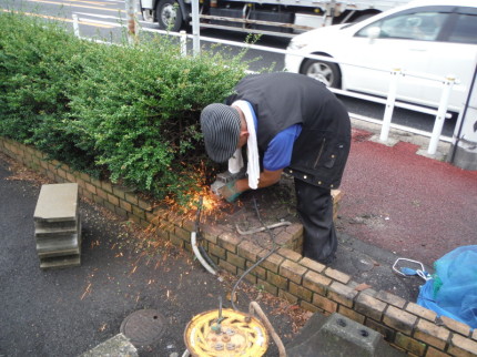 名古屋市守山区の看板撤去