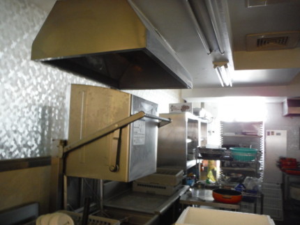 厨房機器の撤去