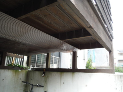 日進市のウッドデッキの解体工事