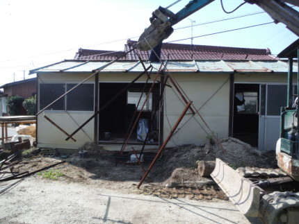 刈谷市プレハブの解体工事