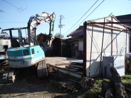 刈谷市プレハブの解体工事