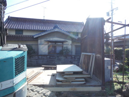 刈谷市プレハブの解体工事
