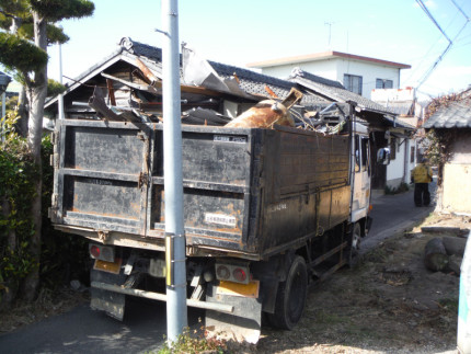 刈谷市の解体工事