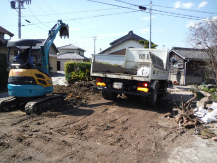 刈谷市の解体工事