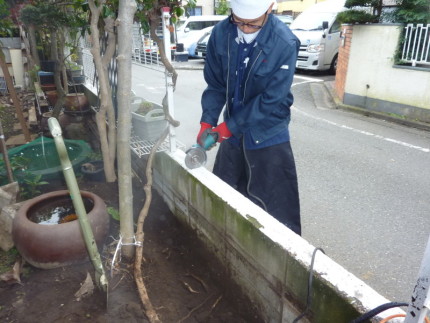 名古屋ブロック塀の撤去