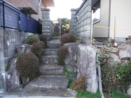 庭石の撤去