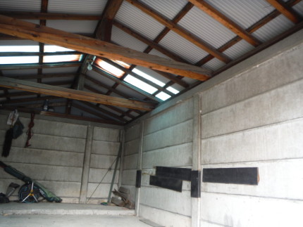 車庫の解体工事