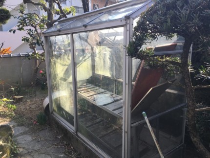 温室撤去処分|名古屋市名東区