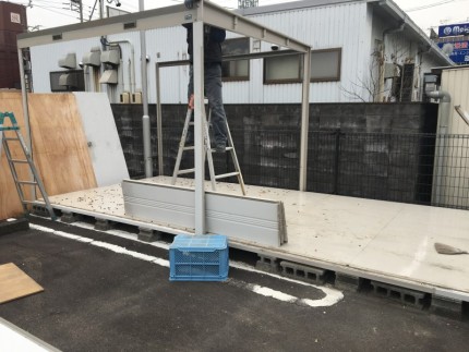 岐阜市の倉庫の解体工事