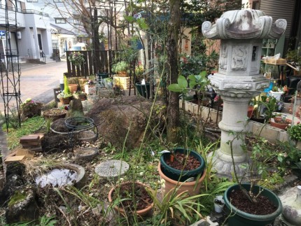 灯篭の撤去処分