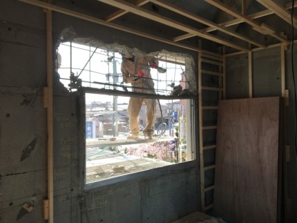 名古屋市のコンクリートはつり工事