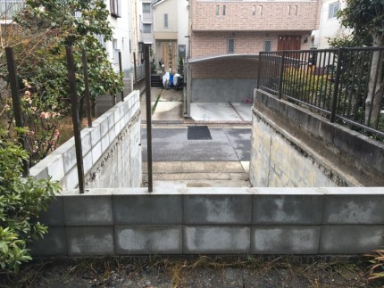 名古屋市のブロック塀設置