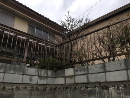 名古屋市のフェンス設置工事