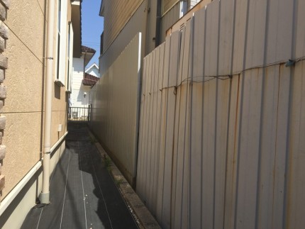 犬山市フェンス撤去処分