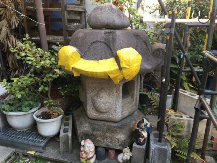 名古屋の灯篭撤去処分