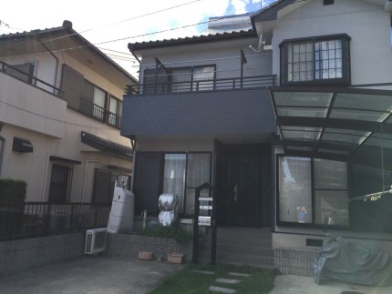 屋根温水器パネル撤去作業|愛知県江南市