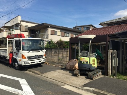 庭石の撤去処分｜名古屋市南区