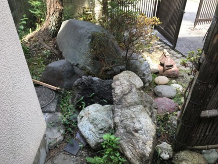 庭石の撤去お見積り
