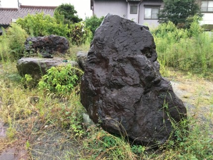 愛西市の庭石撤去お見積り