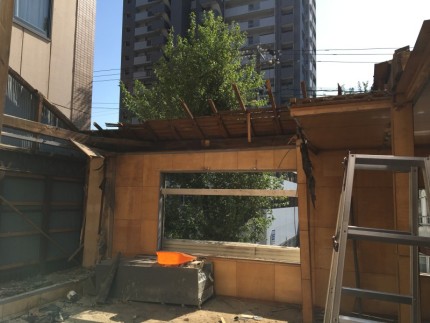 手壊し解体|壁の撤去
