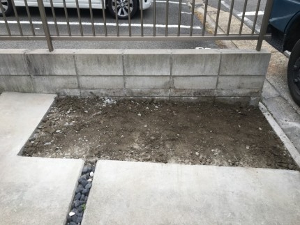 名古屋市南区の土間コンクリート撤去完工