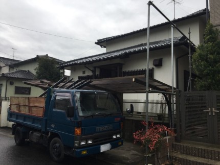 足場養生｜犬山市