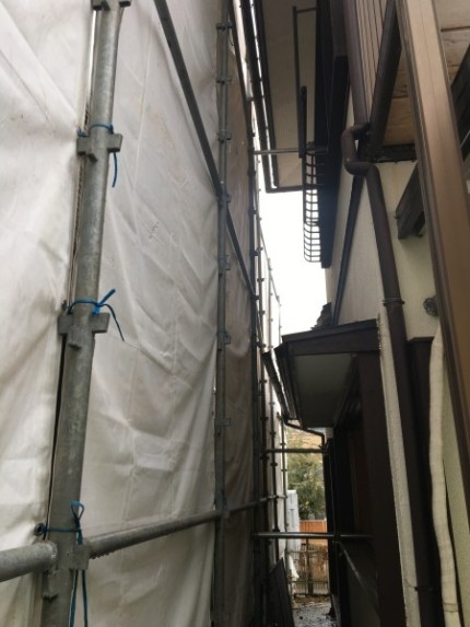 足場養生｜犬山市