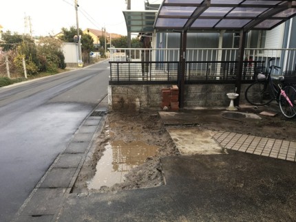 北名古屋市|ブロック塀の解体工事が完工