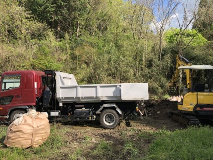 庭石の撤去が完工｜名古屋市守山区