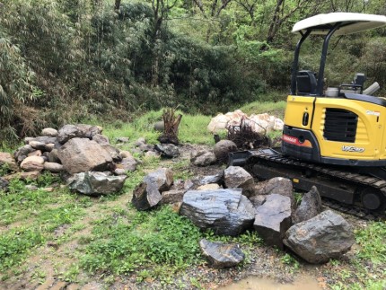 庭石の撤去｜名古屋市守山区