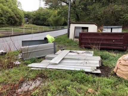 倉庫の撤去｜名古屋市北区