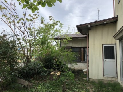 岐阜市｜庭木伐採完工