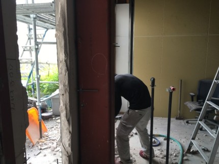 外壁ALCはつり工事｜犬山市