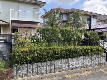 お庭の解体|駐車場拡張