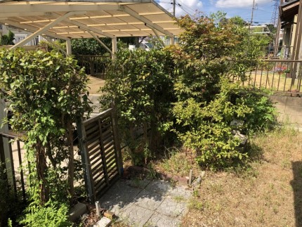 お庭の解体|庭木伐採