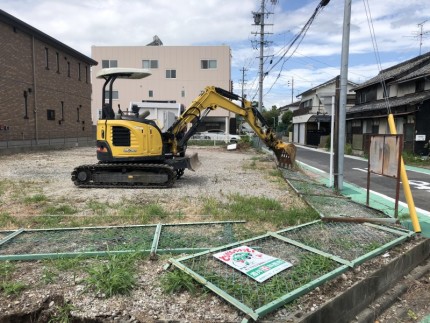 名古屋市中村区|フェンス撤去工事を開始