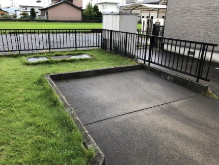 岐阜市|柵フェンスの撤去