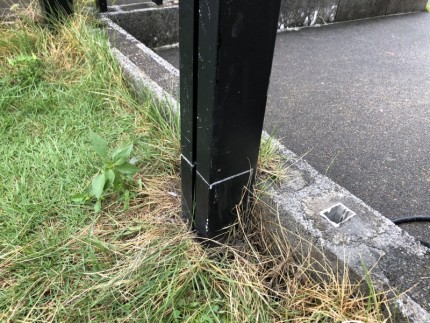 岐阜市|柵フェンスの撤去