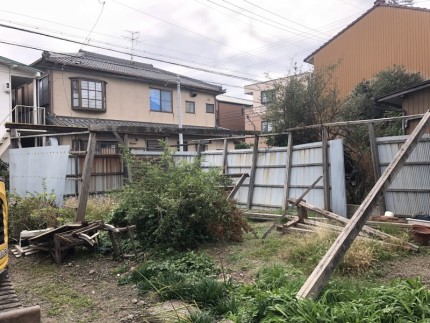 名古屋市中村区フェンス撤去｜施工前