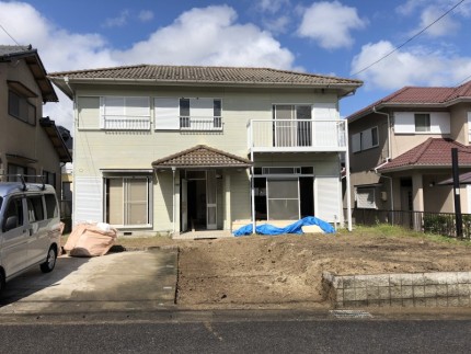 岐阜県可児市｜お庭の解体が完工