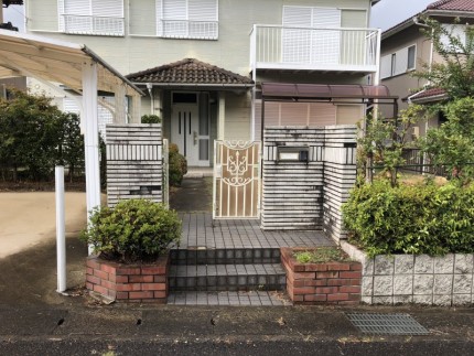 岐阜県可児市｜庭の解体｜駐車場の拡張｜着工前