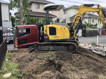 岐阜県可児市｜庭木の伐採が完工