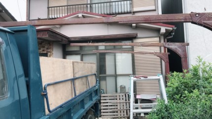 名古屋市守山区カーポート撤去