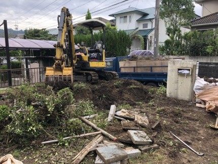 岐阜県可児市｜庭木の撤去