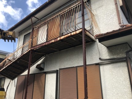 ベランダ解体工事｜岐阜市｜着工前