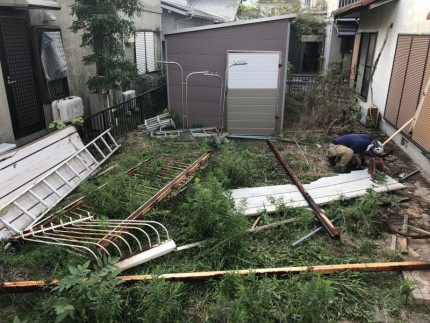 ベランダ解体工事｜岐阜市｜撤去後