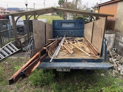 ベランダ解体工事｜岐阜市｜廃材