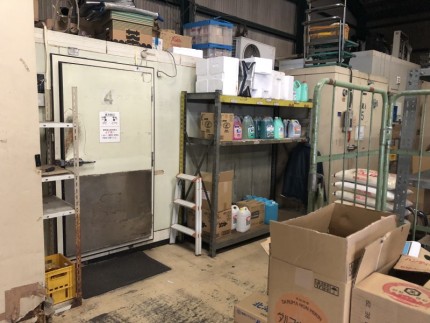 業務用冷蔵の解体