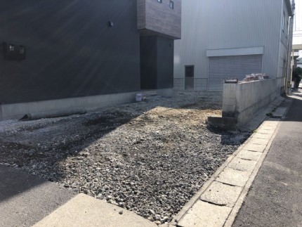 はつり完工｜土岐市の駐車場コンクリートはつり工事