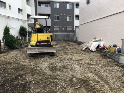 キレイに撤去できました|名古屋市東区のアスファルト舗装撤去